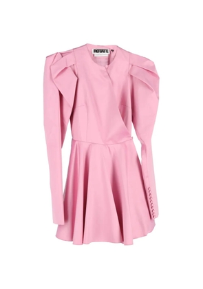 ROTATE BIRGER CHRISTENSEN PaulinepPuff-sleeve wrap mini dress - Pink