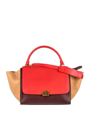 Celine Pre-Owned medium Trapeze tricolour tote bag - Red