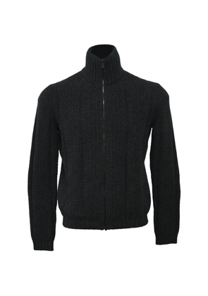 Prada Pre-Owned zip-up knitted cardigan - Black