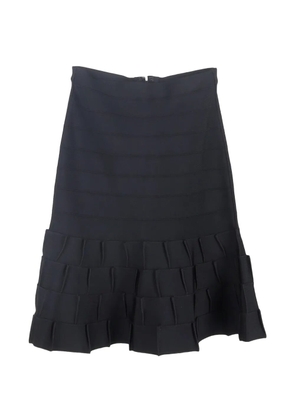 Herve Leger tiered skirt - Black