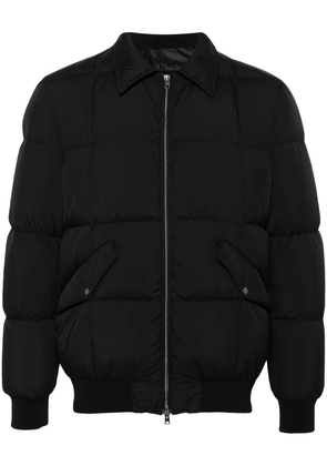 Herno logo-plaque jacket - Black