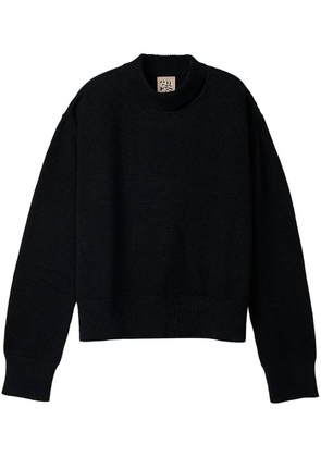 CamperLab distresssed knit sweater - Black