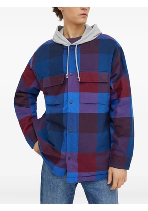 Levi's hooded check jacket - Blue