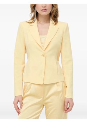 Patrizia Pepe single-breasted blazer - Yellow