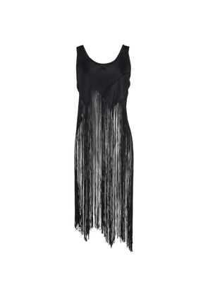 Proenza Schouler basketweave fringed top - Black