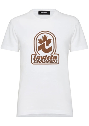 DSQUARED2 x Invicta logo-print T-shirt - White