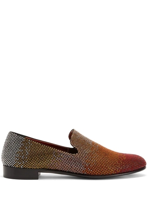 Giuseppe Zanotti Lewis Sparkle crystal-embellished loafers - Multicolour