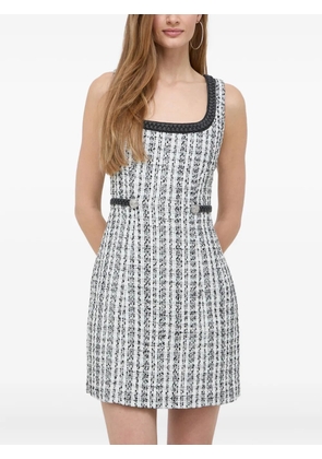 GUESS USA braided trim button dress - White