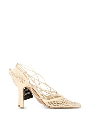 Bottega Veneta Pre-Owned ankle tie sandals - Neutrals