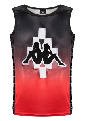 COUNTY OF MILAN x KAPPA logo-print gradient vest top - Red