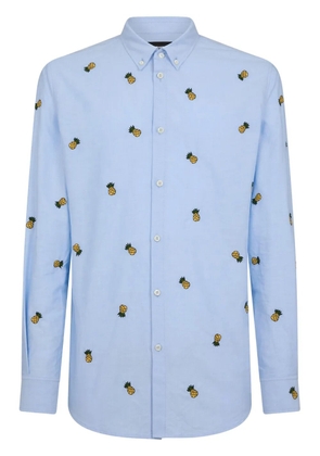 DSQUARED2 pineapple-print cotton shirt - Blue