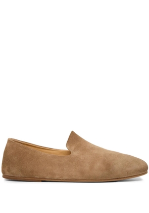Marsèll Steccoblocco round-toe suede loafers - Neutrals