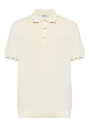 ETRO cotton polo shirt - Neutrals