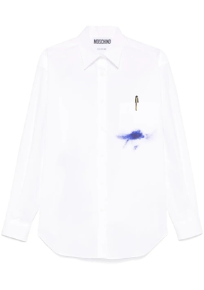 Moschino pen-print shirt - White