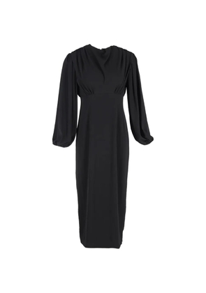 Emilia Wickstead long-sleeve midi dress - Black