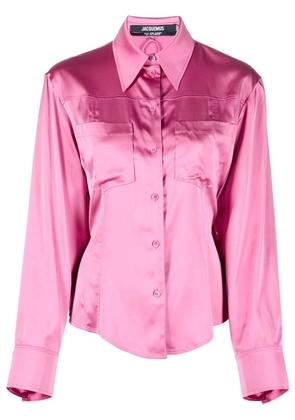Jacquemus open-back shirt - Pink