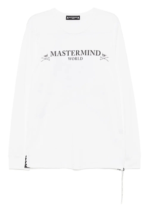 Mastermind World logo-printed T-shirt - White