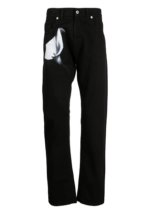 Honey Fucking Dijon floral-print cotton T-shirt - Black