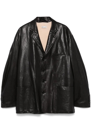 Bally leather blazer - Black
