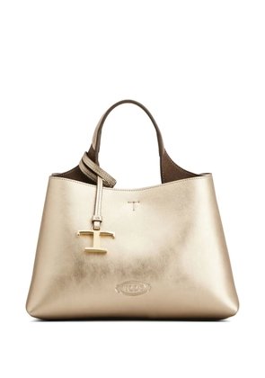 Tod's T Timeless-charm tote bag - Gold