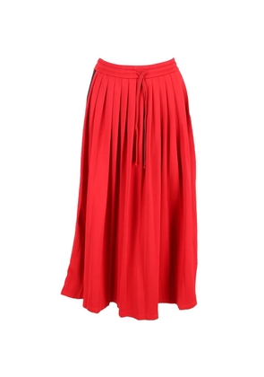Gucci Pre-Owned pleated midi skirt - Red