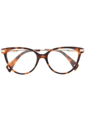 Lanvin cat-eye tortoiseshell-effect glasses - Brown