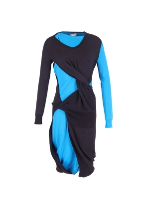 Bottega Veneta Pre-Owned twisted midi dress - Black