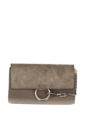 Chloé Vintage leather chain clutch bag - Neutrals