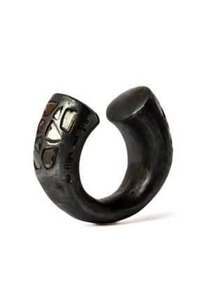 Parts of Four Druid diamond ring - Black