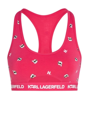 Karl Lagerfeld Ikon Peephole bralette - Pink