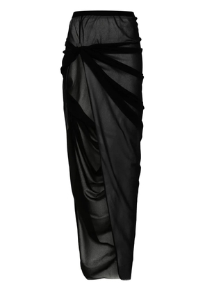Rick Owens Lilies Edfu maxi skirt - Black