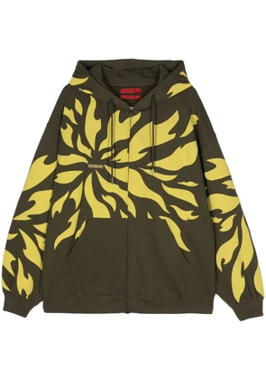 KUSIKOHC Fragment cotton hoodie - Green