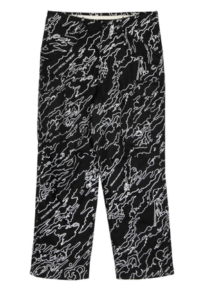 Maharishi Maha Basquiat cargo trousers - Black