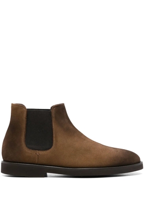 Doucal's suede ankle boots - Brown