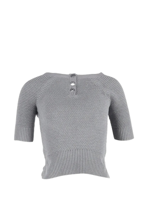 Chloé Vintage short-sleeve sweater - Grey