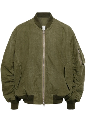 Readymade padded canvas bomber jacket - Green