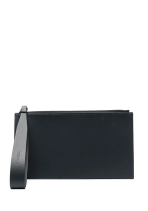 Doucal's smooth leather wallet - Blue