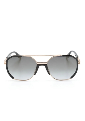 Marc Jacobs Eyewear gometric-frame gradient sunglasses - Black