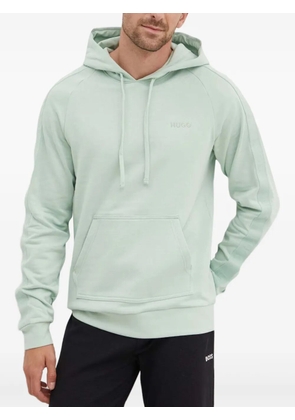 HUGO logo hooded sweatshirt - Green