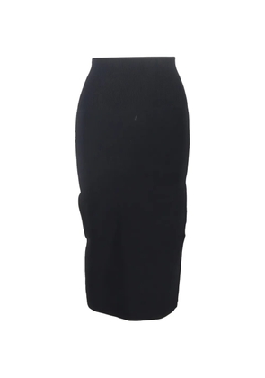 Victoria Beckham slit midi skirt - Black