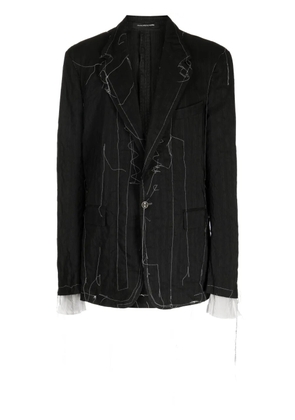 Nicolas Andreas Taralis Taralis single-breasted blazer - Black