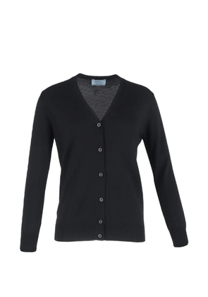 Prada Pre-Owned buttoned wool cardigan - Black