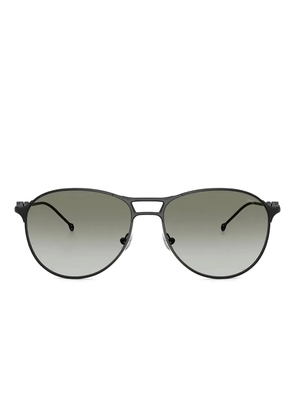 Diesel oval-frame cut-out sunglasses - 10138E