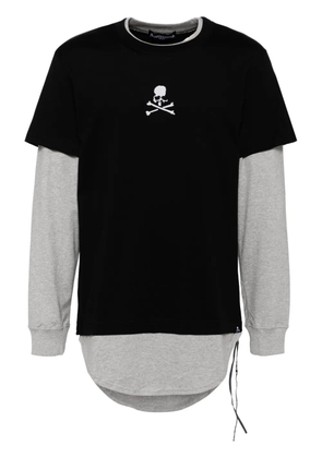 Mastermind World logo-print T-shirt - Black
