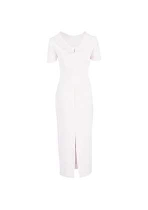 Roland Mouret crepe midi dress - Neutrals