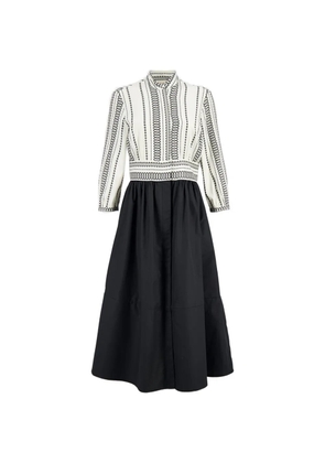 Zeus+Dione long-sleeve shirt dress - Black