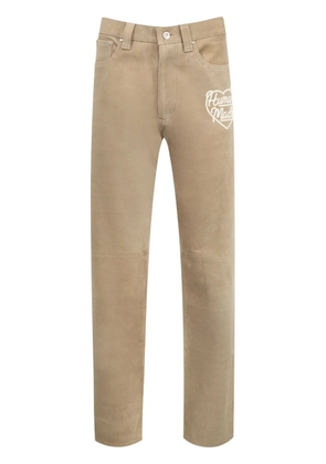Human Made leather trousers - Neutrals