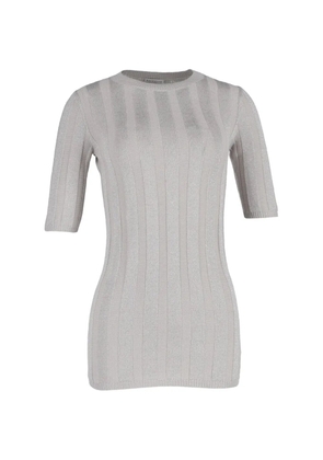 Brunello Cucinelli Vintage ribbed sleeve sweater - Grey