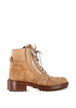 Balmain Pre-Owned ranger lace-up boots - Neutrals