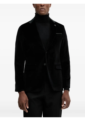 Karl Lagerfeld velvet blazer - Black